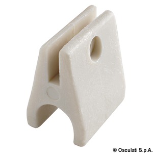 White nylon support plate for 22m-tubes